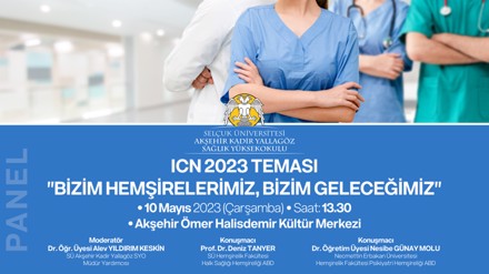Panel: ICN 2023 TEMASI "Bizim Hemşirelerimiz, Bizim Geleceğimiz"